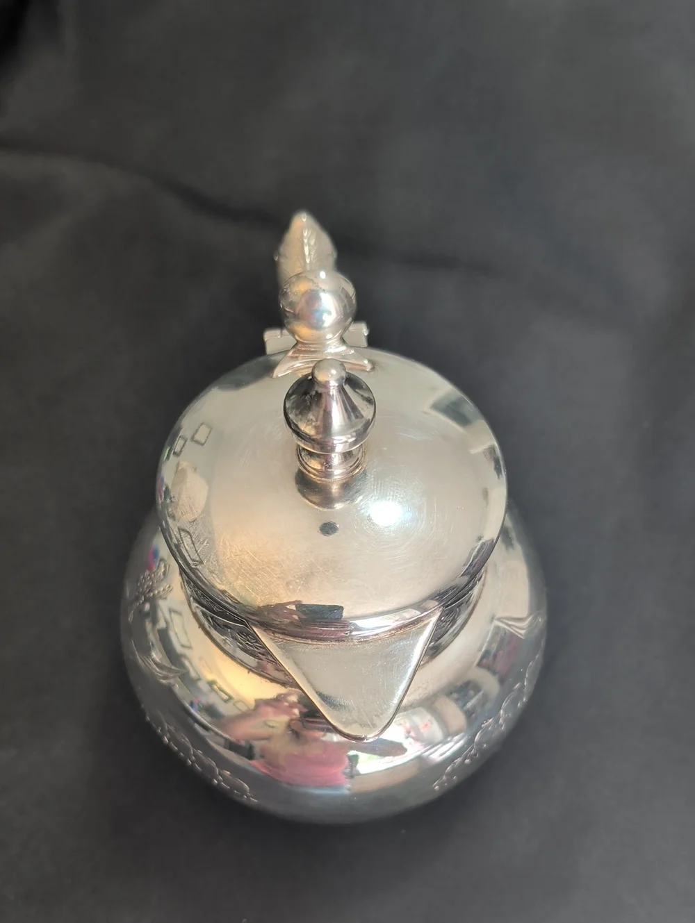 Vintage Silver Plated Creamer Container